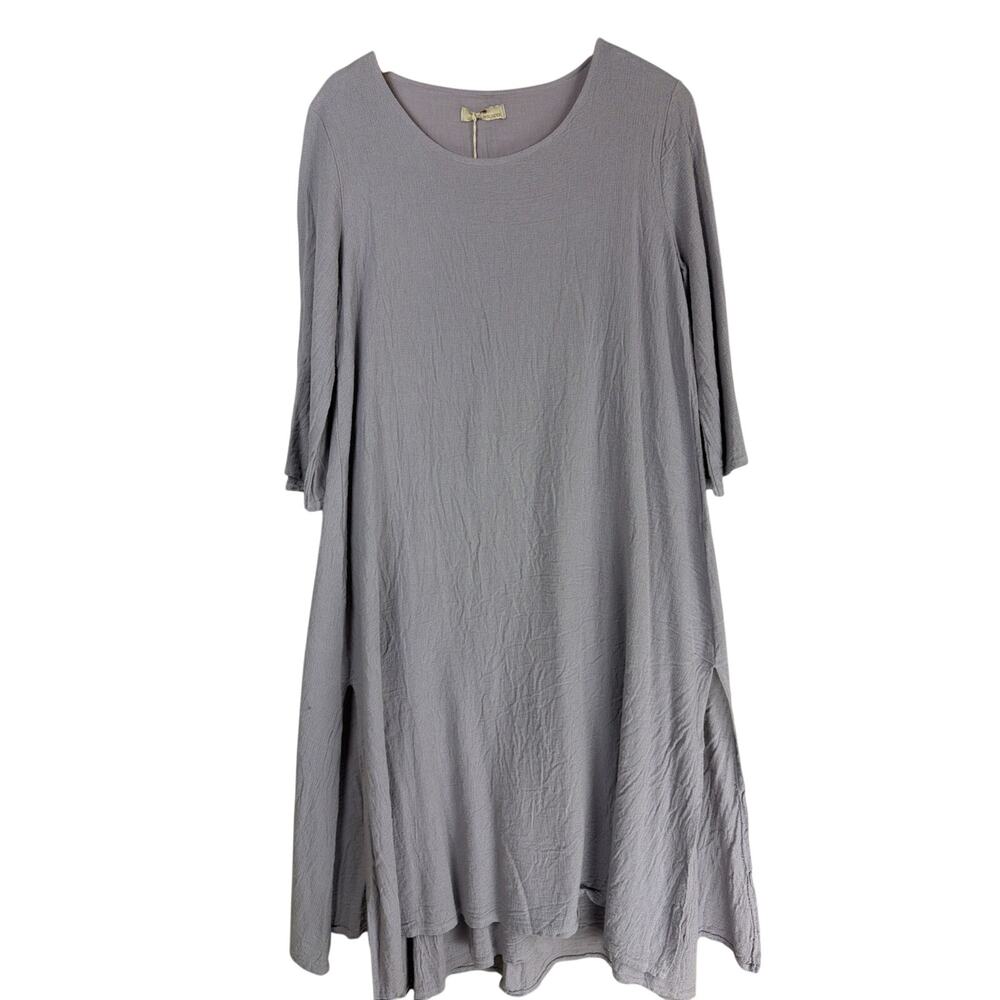 NWT Lands Down Under Lavender Purple Flowy Oversized Maxi Dress Size SM